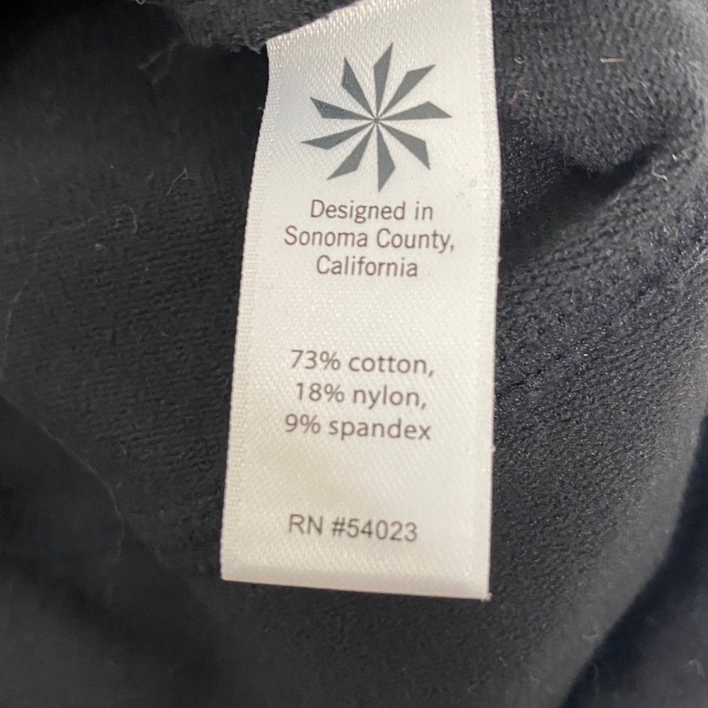 Athleta Sentry Split Collar Black Pullover Sweats… - image 7